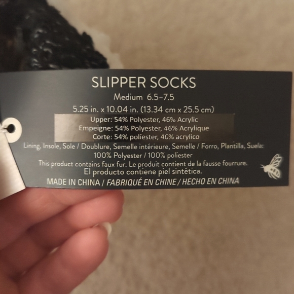 Bee & Willow slipper socks - Picture 7 of 7